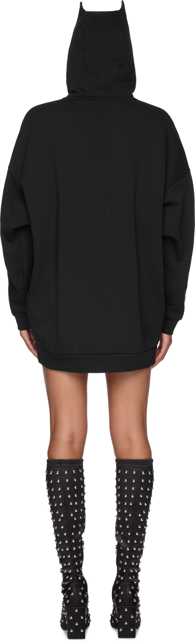 Coperni Horn Hooded Dress