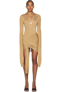 Picture of Knotted Sleeved Dress