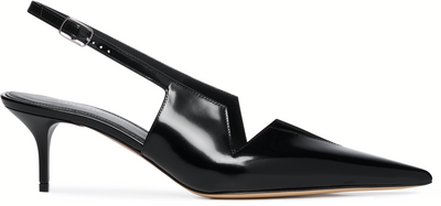 Coperni Gloss Star Cut-Out Low Stiletto Heels