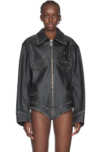Picture of Leather Body Jacket