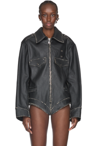 Picture of Leather Body Jacket
