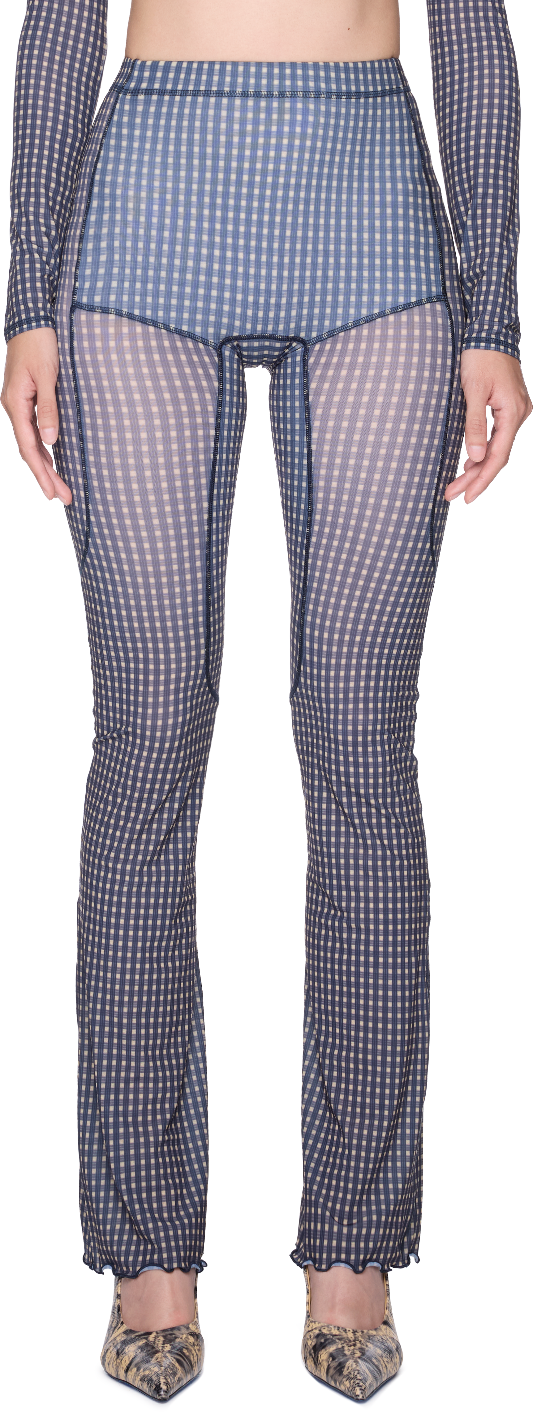 KNWLS Halcyon Mini Check Leggings