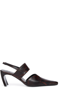 Picture of Snake Embossed Serpent Mules