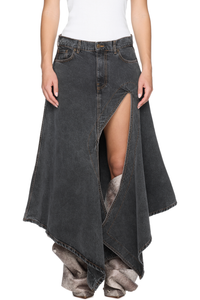 Picture of Evergreen Cut-Out Denim Skirt