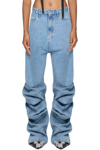 Picture of Evergreen Draped Cuff Jeans
