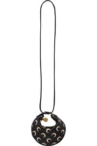 Picture of Moon Screenprint Leather Eclips Micro Bag