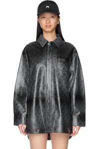 Picture of Moon Airbrushed Leather Shirt