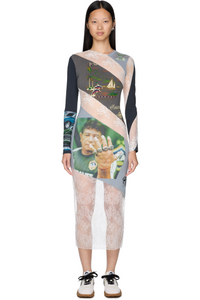 Picture of Upcycled T-Shirts And Lace T-Shirt Dress