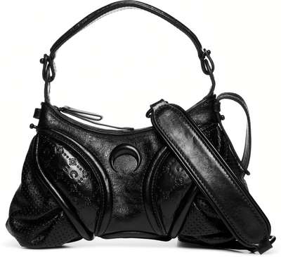 Marine Serre Embossed Leather Futura Mini Bag