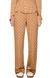Picture of Moon Printed Flou Drawstring Trousers