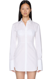 Picture of Cup-Detailed Poplin Shirt
