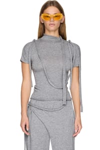 Picture of Strap Knit T-Shirt