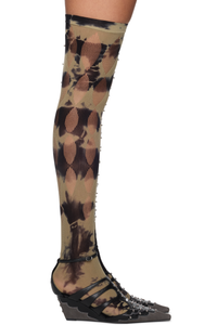 Picture of Tie-Dye Thigh-High Socks