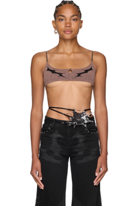 Picture of Thorn Intarsia Crop Top