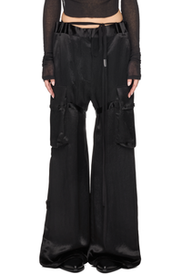 Picture of Lare Satin Cargo Pants