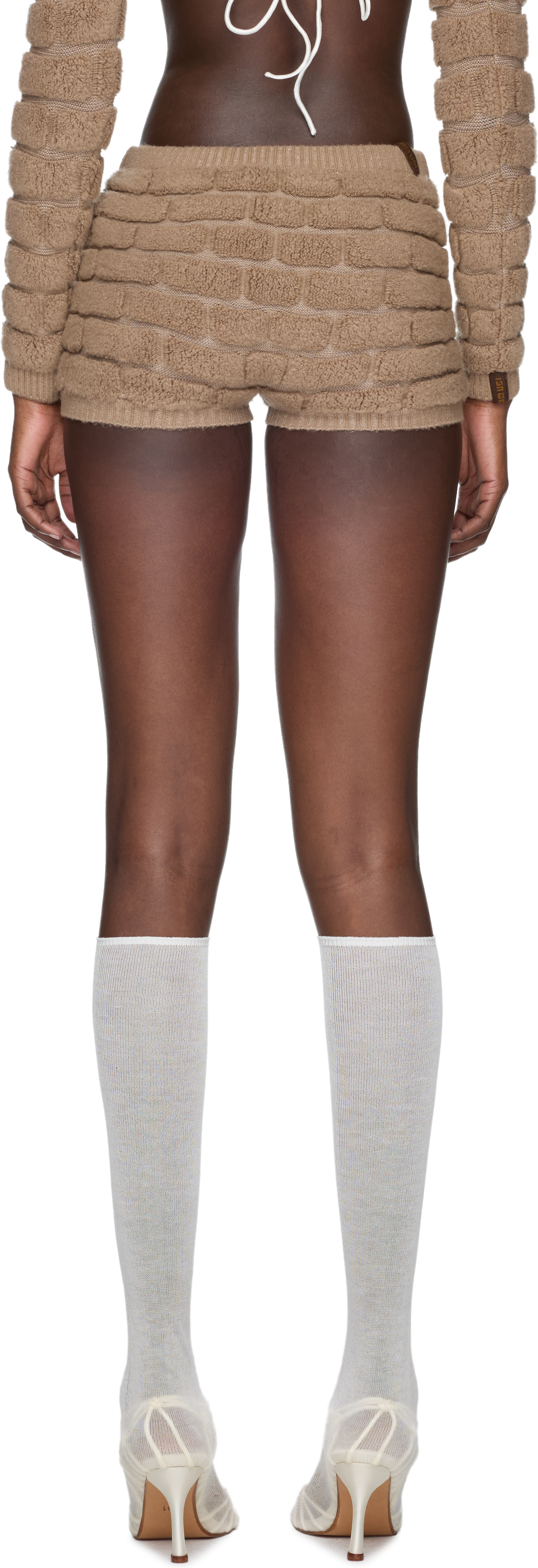 Isa Boulder Brick Mini Shorts