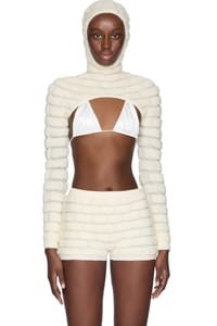 Picture of Brick Long Sleeve Bolero Top
