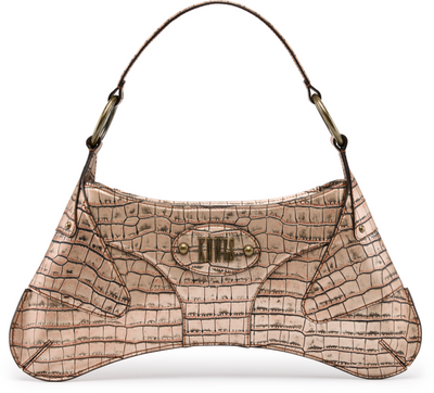 KNWLS Razr Croc Top Handle Bag