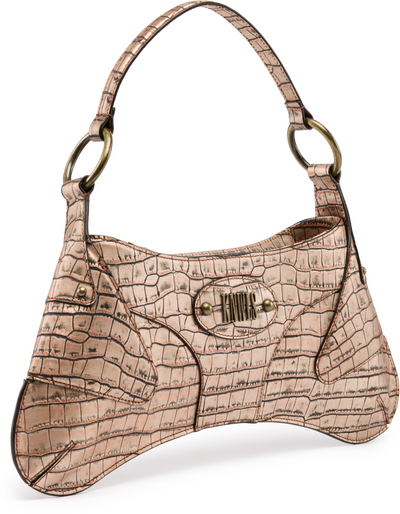 KNWLS Razr Croc Top Handle Bag