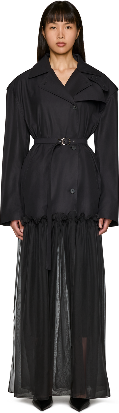 Nensi Dojaka Mia Hybrid Trench Coat