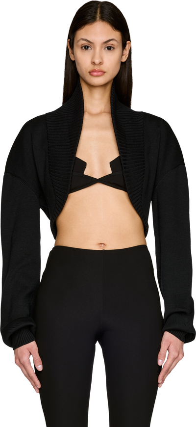 Nensi Dojaka Ella Cropped Knitted Cardigan