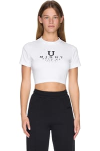 Picture of U Might Know Me Cropped Fitted T-Shirt
