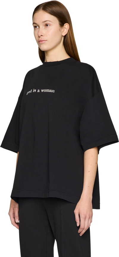 VETEMENTS God Is A Woman Cropped Boxy T-Shirt