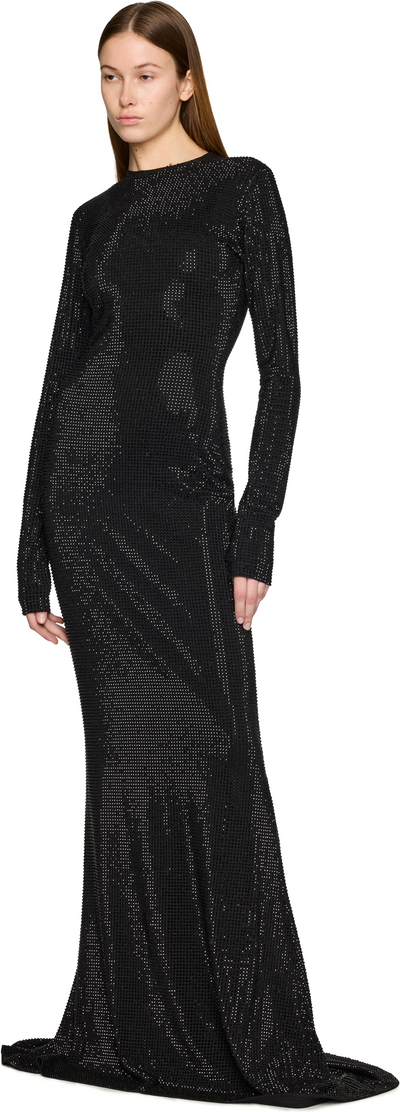 VETEMENTS Iced-Out Longsleeve Maxi Dress