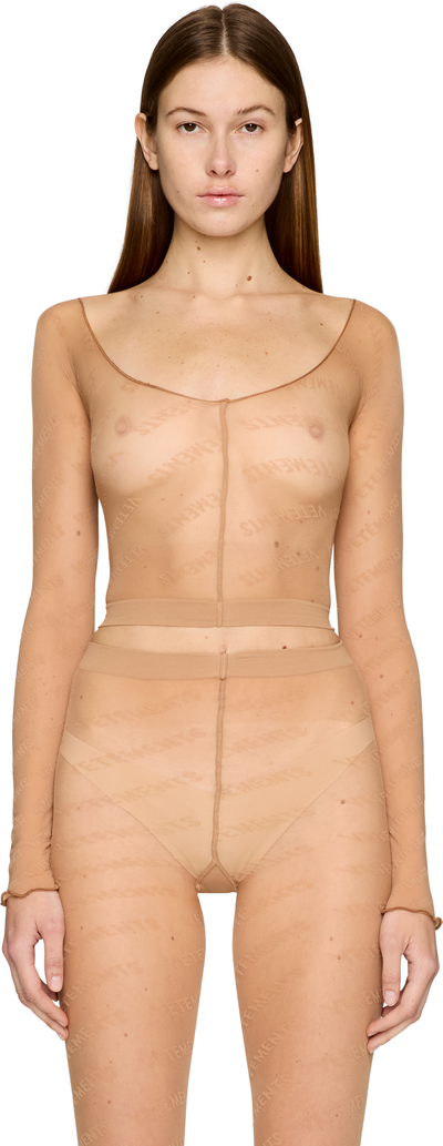 VETEMENTS Logo Stockings Top