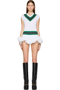 Picture of Knitted Tennis Bubble Mini Dress