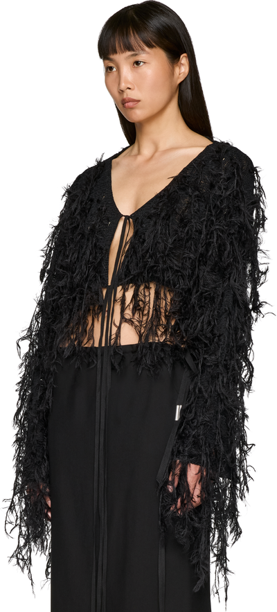 Ann Demeulemeester Madli Cropped Sweater