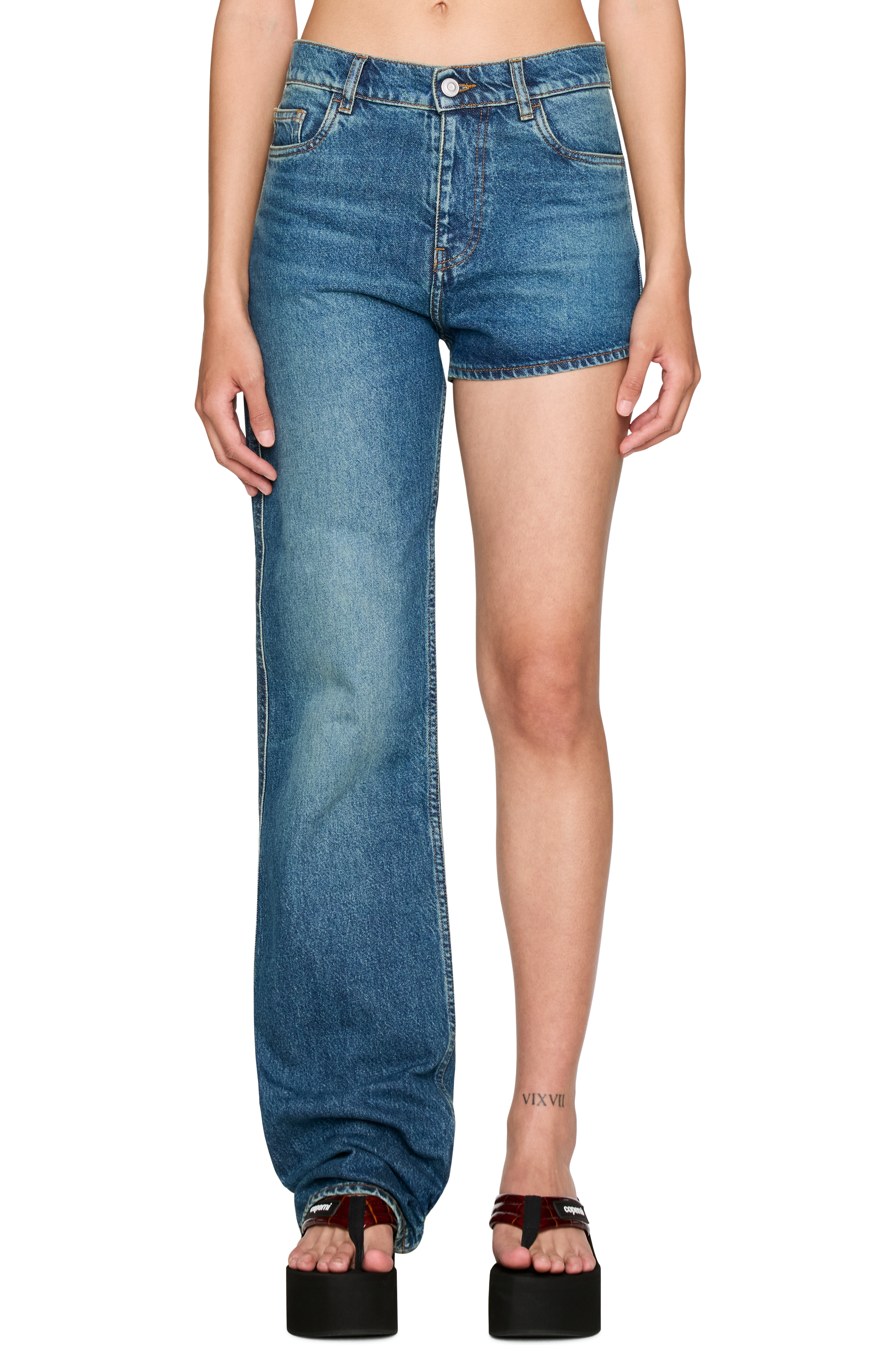 Picture of One-Leg Denim Jeans