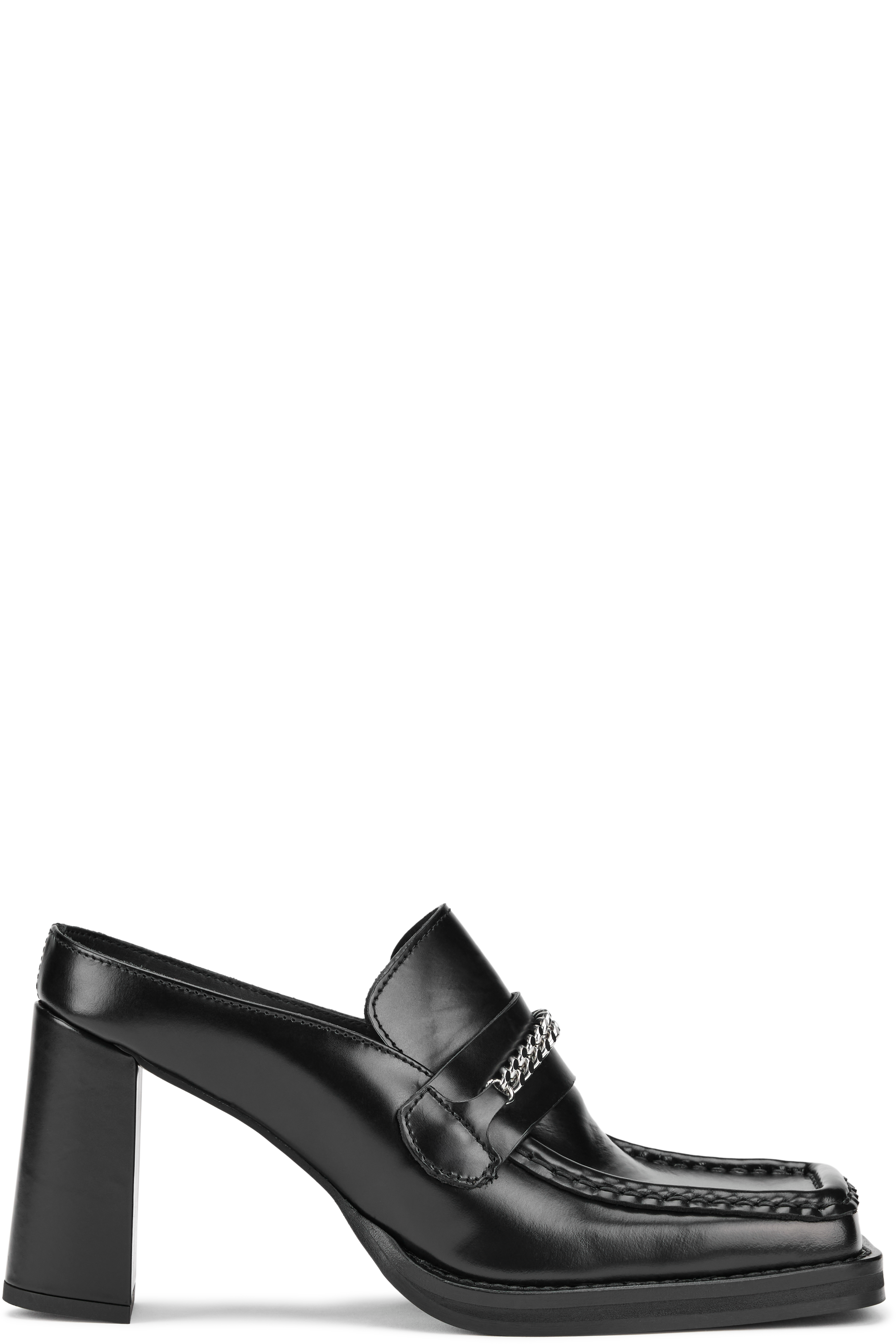 Picture of Square Toe Heeled Loafer