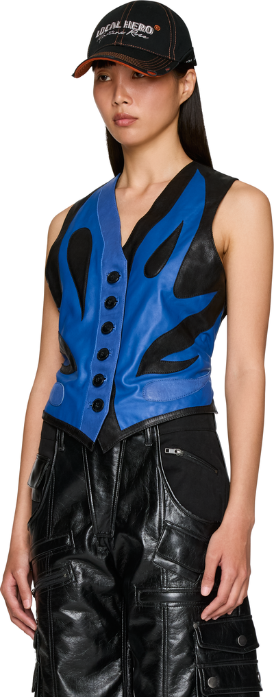 Martine Rose Appliqué Waistcoat Top