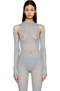 Picture of Rib-Knit Halter Bodysuit