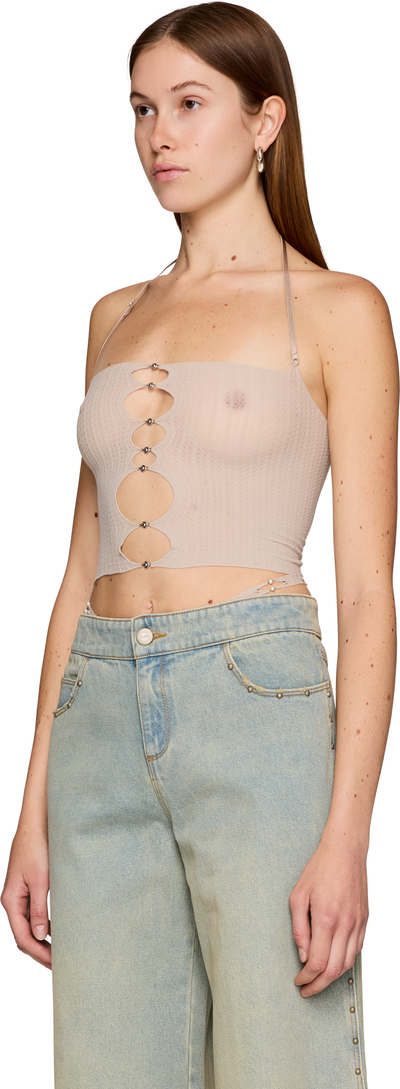Rui Button Halter Neck Tank Top