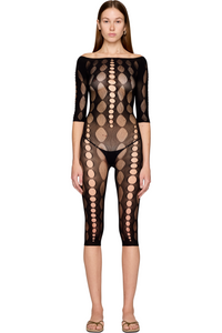 Picture of Semi-Sheer Unitard Catsuit