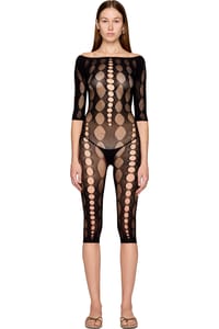 Picture of Semi-Sheer Unitard Catsuit