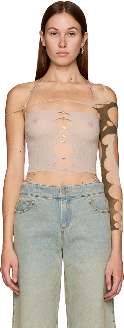 Rui Intarsia Cutout Arm Sleeve