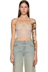 Picture of Intarsia Cutout Arm Sleeve