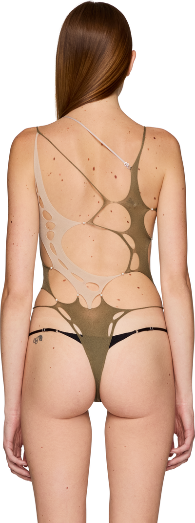 Rui Intarsia Cutout Bodysuit