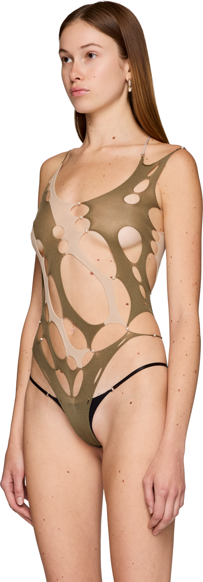 Rui Intarsia Cutout Bodysuit