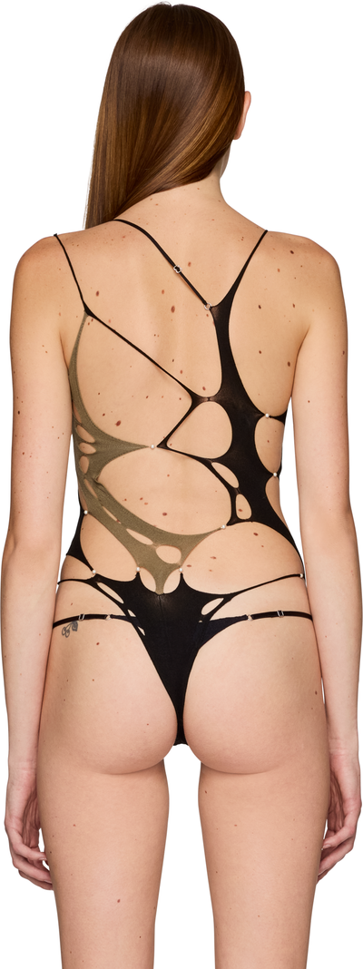Rui Intarsia Cutout Bodysuit