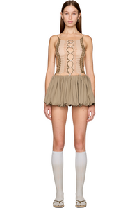 Picture of Ripple Combo Bubble Mini Dress