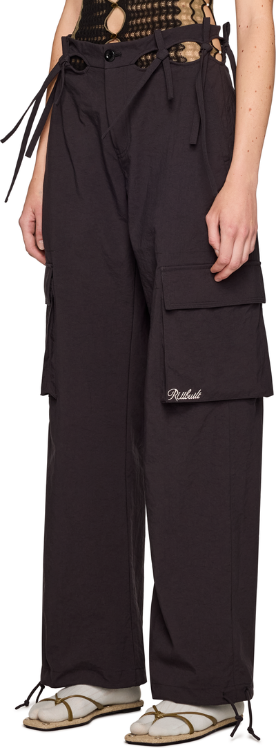 Rui Embroidery Cutout Cargo Pants