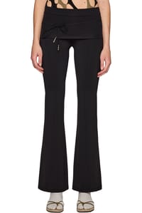 Picture of Fold Over Flared Trousers