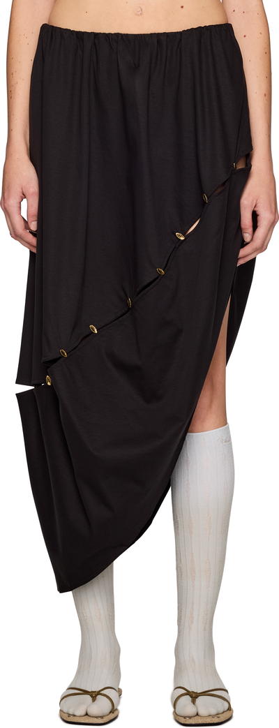 Rui Cutout Zip Maxi Skirt