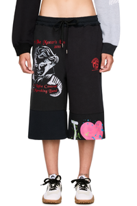 Picture of Regenerated Graphic Sweatshirts Sweatshorts