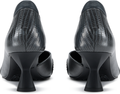 Marine Serre Lizard Printed Leather MS Pump Heels