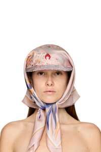 Picture of Regenerated Silk Scarves Veiled Cap